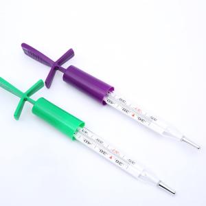 mercury free thermometer with shake off plastic case