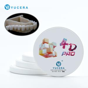 Yucera 4D Plus Multilayer NEW Printing Open System CAD CAM Dental Zirconia Blocks 4D Explore Multilayer Ceramic Blocks