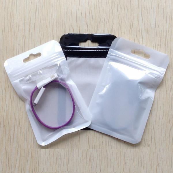 Buy Transparent Self Seal Resealable Zipper Packaging Bag With Hang Hole at wholesale prices