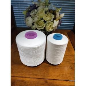 Quality Compact Poly Sewing Thread 29S/2 Raw White Abrasion Resistance for sale