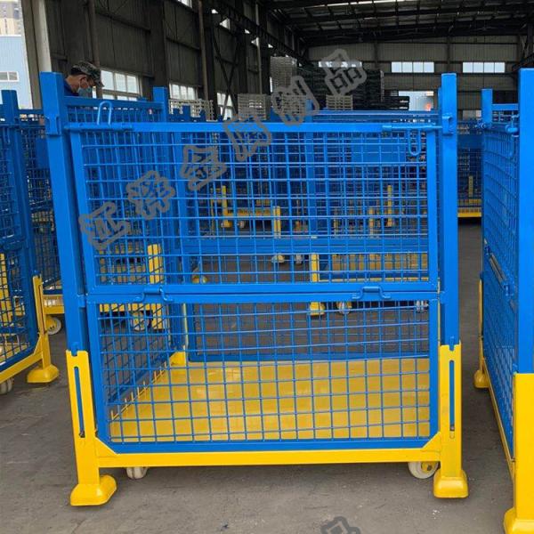 Steel Collapsible Pallet Cage For Customized Requirements Load Bearing 500kg-2000kg