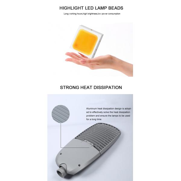 IP66 LED cri 75 Solar Powered Street Lights 200W For Theme Park