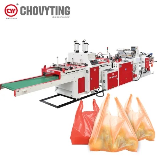 Buy compostable T Shirt Bag Making Machine With Side Gusset at wholesale prices