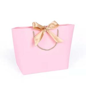 Personalized Luxury Custom Crafts Handmade Pink Coated Art Paper Cosmetics