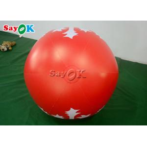 1.2m Red Inflatable Snowflake Ball Festival Christmas Yard Decoration