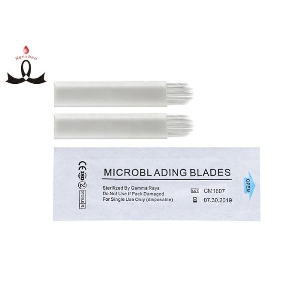 Gamma Ray Sterilization Hard Microblading Needles 0.20mm #18U Silver Embroidery