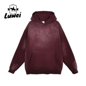 China Pull Over Heavyweight Cotton Hoodie Oversized Blanket Sweatshirts Unisex on sale