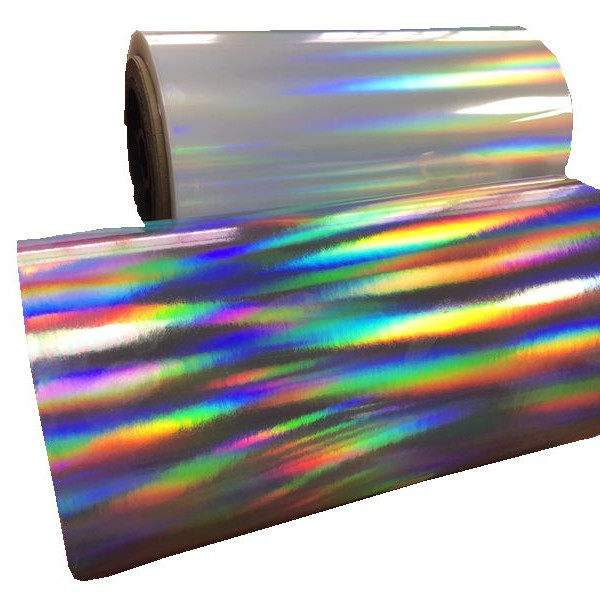 Buy BOPP Transparent Holographic Film Roll Multiple Extrusion Moisture Proof at wholesale prices