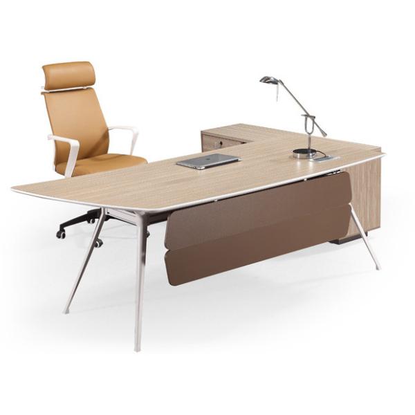 Buy Durable Smooth Edge Office Manager Desk Environmental Friendly E1 Materials at wholesale prices