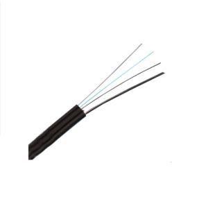 Outdoor metal butterfly shaped fiber optic cable with 1 core introduced
