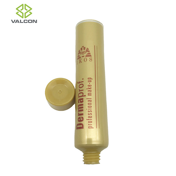 Cosmetic ABL Aluminum Laminated Tube 10 ML Capacity With Gold Screw Cap