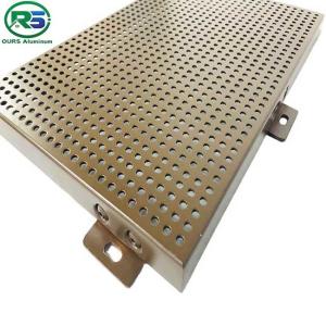 China Exterior Perforated PVDF PPG Aluminum Wall Panels For Building 1800*6000mm on sale