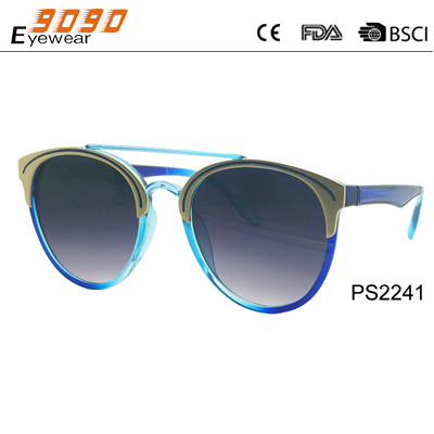 Buy Sunglasses in fashionable design, made of plastic ,suitable for men and women at wholesale prices