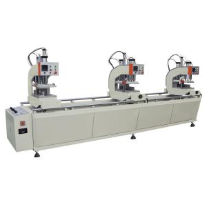 High Efficiency Upvc Window Machine , Three Head Pvc Window Welder Machine
