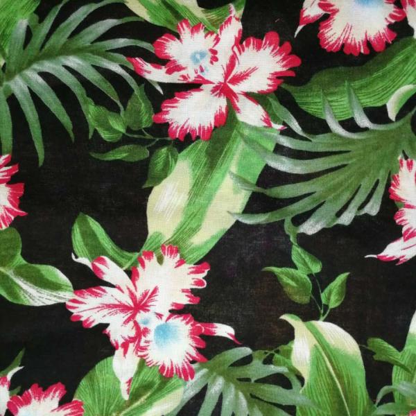 Viscous 100GSM 30X30 Density 68X68 Printed Rayon Fabric