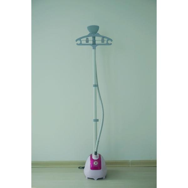 Single Pole Standing Clothes Steamer , Laundry Equipment Upright Fabric Steamer