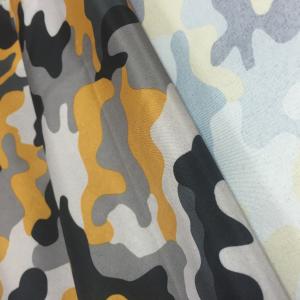 Plain Style Polyester Material Fabric 240T Pongee Transfer Printed Fabric For