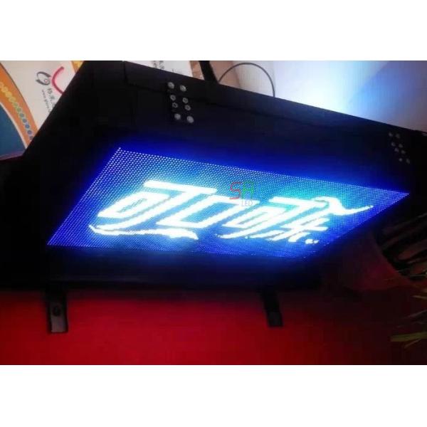 Outdoor Advertising Taxi LED Panel Taxi Top LED Display Advertising Light Box With 4g / Wifi Control