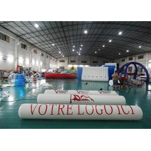Inflatable Promoting Strip Buoy For Ocean Or Lake Advertising , Inflatable tube