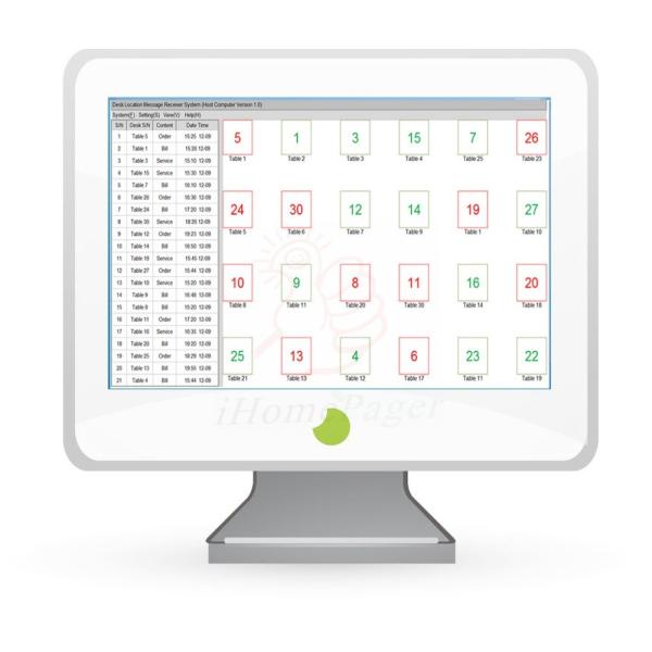 Buy Table Track System Desk Locator System USB Software Inner POCSAG encoder at wholesale prices