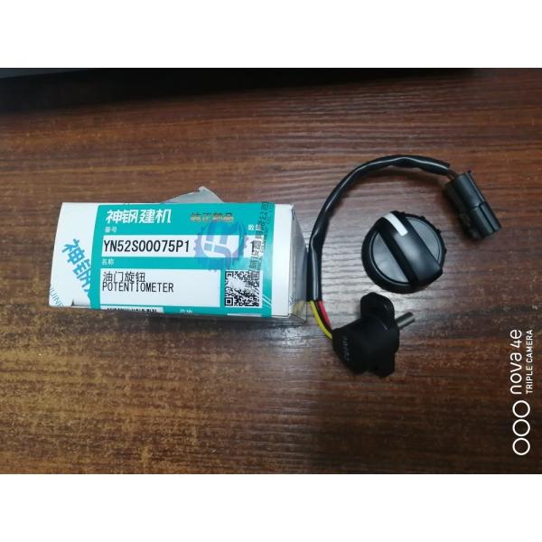 Buy YN52S00075P1 Excavator Electrical Parts Sk130-8 Excavator Potentiometer at wholesale prices
