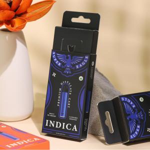 Folding paper box, hook card box, customized children's lock buckle, pull-out