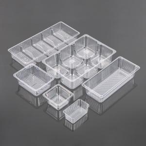 Hengmaster Food Grage Disposable Plastic Biscuit Disposable Snack 5-com PET Tray