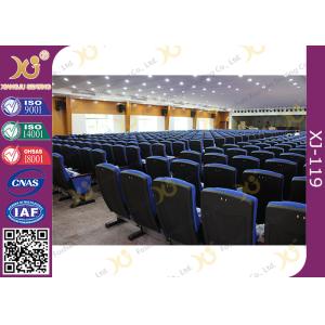 Injection Molded Foldable Lecture Room Theatre Seating Chairs With Writing