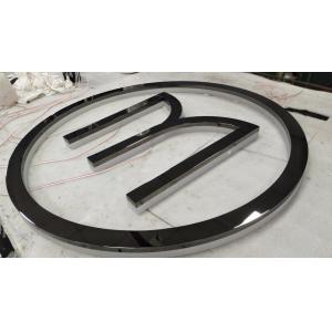 Illuminated Backlit Stainless Steel Letters Signs 5000K For Hospitals