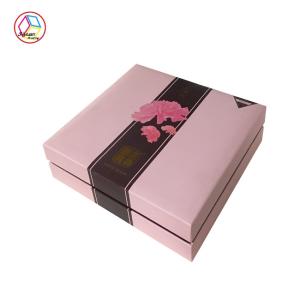 2 Piece Takeaway Cake Boxes Square Shape Kraft Paper Coated Paper