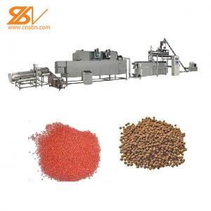 Quality China Double Screw Extruder Floating Fish Feed Animal Feed Pellet Production Line for sale