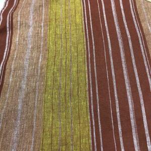Yarn - dyed Sustainable Multi Stripe Linen Cotton Blend Fabric