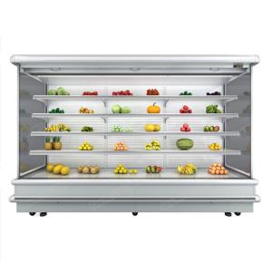 Fan Cooling Refrigerated Fruit Vegetable Multideck Open Chiller