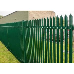 CE Assault Resistant 1.8m Steel Palisade Fencing Long Lasting