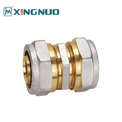 Polished Brass Compression Fittings with Chrome Plated Handle Plumbing Material