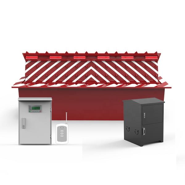 A3 Steel Hydraulic Road Blocker 3.7KW With Rising Spike