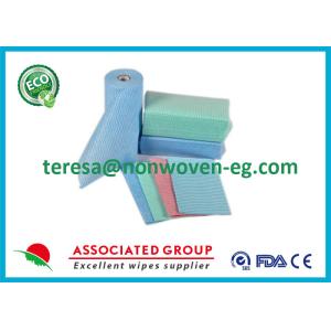 Disposable Fabric Cleaning Wipes Washcloths , Toilet Cleaning Wipes