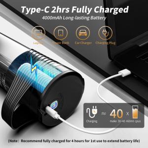 Portable Blender,16 Oz Rechargeable Type-C Personal Mini with Ultra Sharp Four