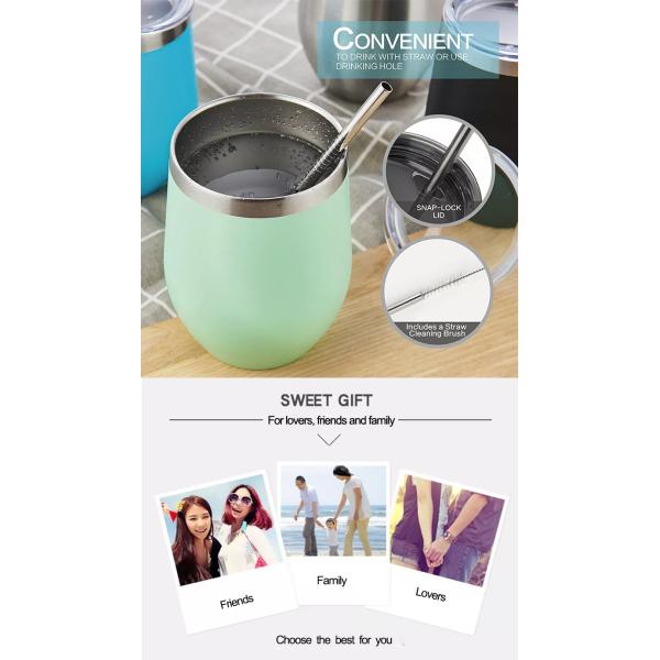Eco Friendly Stainless Steel Vacuum Wine Tumbler Travel Coffee Egg Mugs for All People