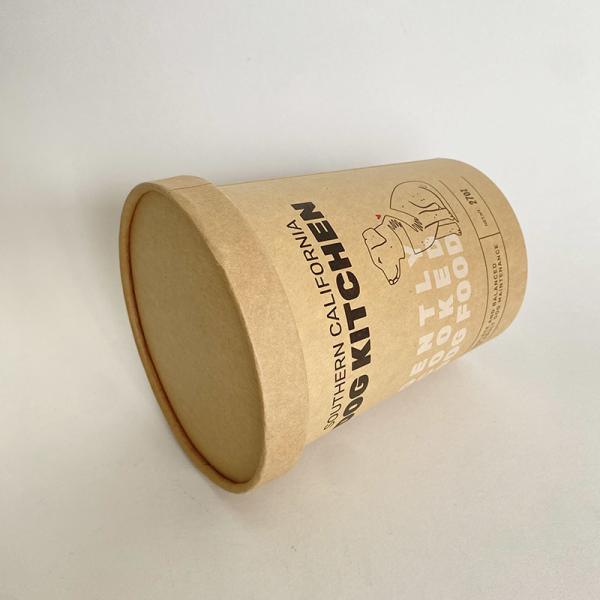 Disposable Hot Soup Paper Cup With Lid 32oz 960ml Kraft Packaging Containers