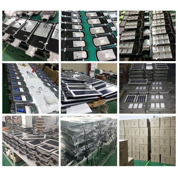 ABS Case All In One LED Solar Street Light With Lithium Iron Phosphate Battery