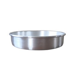 6*2 inch aluminum round non removable bottom cake pan