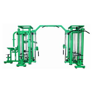 8 Station Multi Gym Equipments / Commercial Grade Multifunction Gym Machine