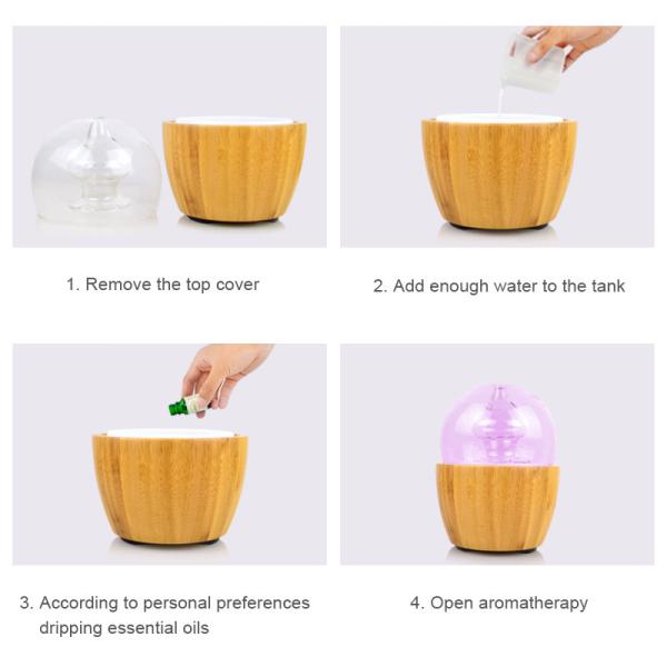 Glass Aromatherapy Essential Oil Diffuser Suitable For Home Office Bedroom
