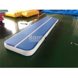 Smooth Rubber 4m Inflatable Air Tumble Track With Drop Stitches