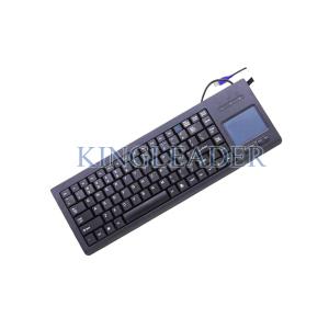 Rugged Plastic Industrial Keyboard With Function Keys And Integrated Touchpad