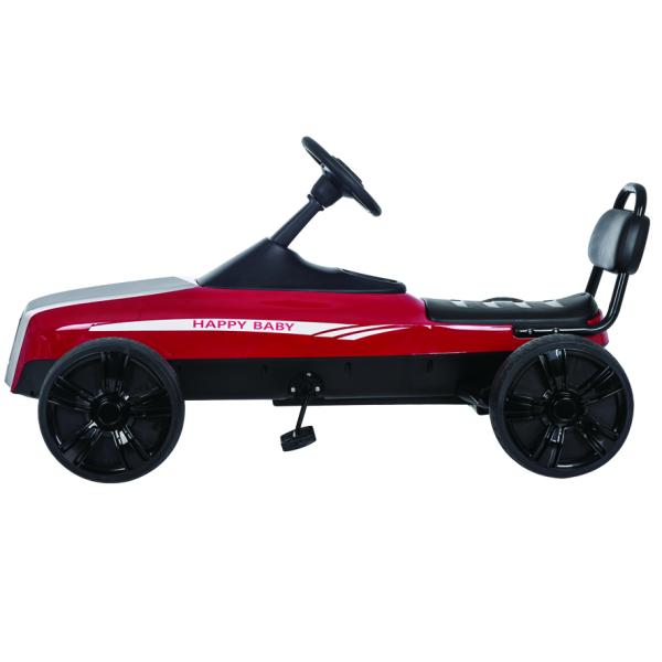 5-7 Years Old Unisex Children's Pedal Go-Kart Car with Adjustable Front and Rear Seats