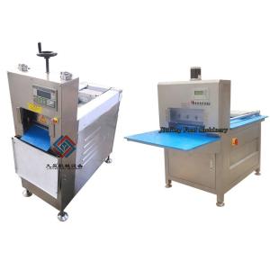 China 220V 1.5KW Mutton Beef Frozen Industrial Meat Slicer on sale