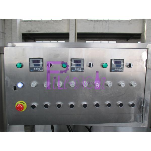 Electric Sterilizer Bottle Packing Machine System , Engineering Plastic Belt