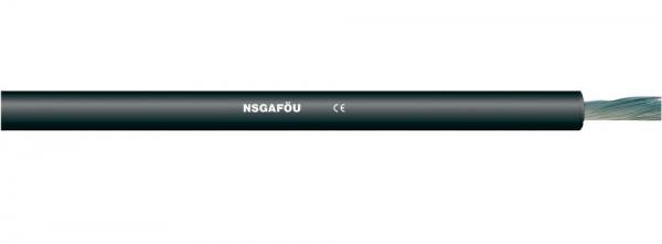 Black NSGAFÖU Rubber Flex Cable 1.8 3kV EPR Compound Single Core In Switch Cabinets